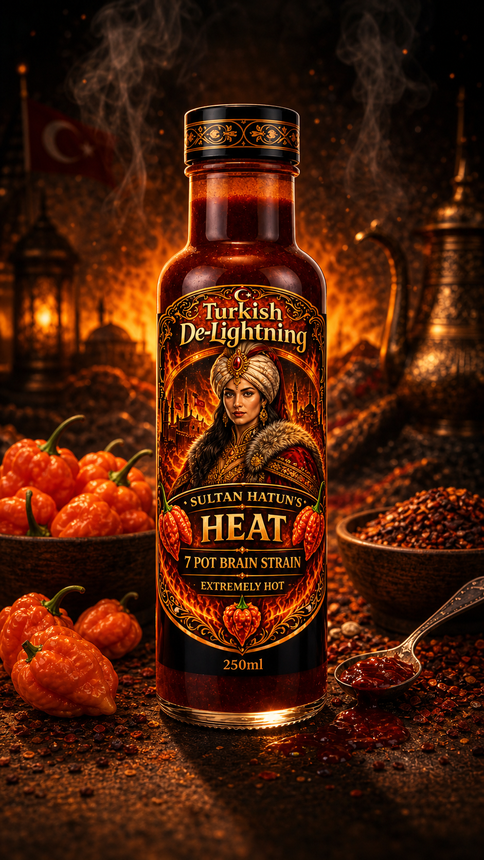 Sultan Hatuns Heat- 7 Pot Brain Strain
