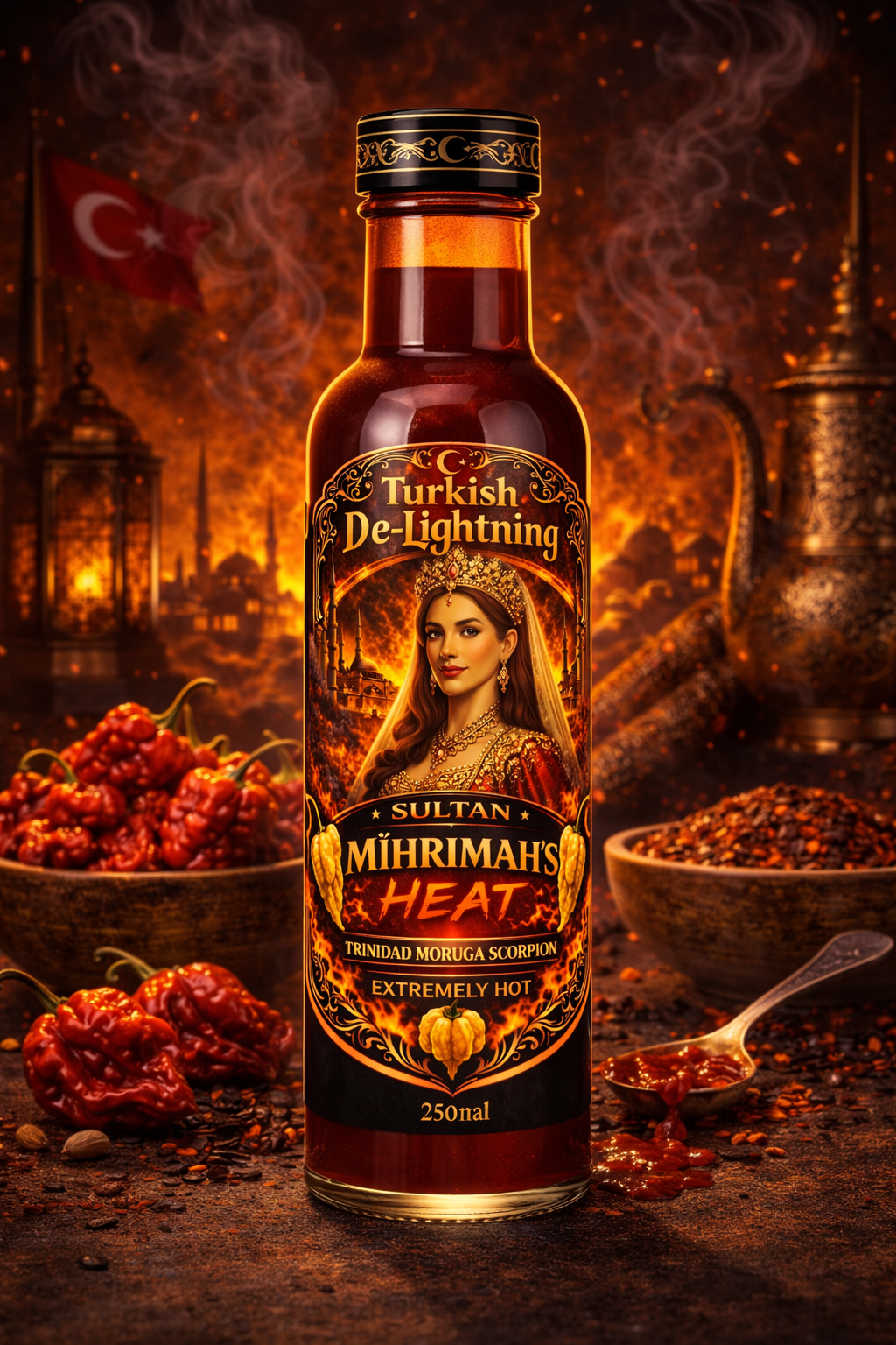 Sultan Mihrimah's Heat – Trinidad Moruga Scorpion Hot Sauce